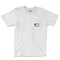 Merika 4th Of July Patriotic American Flag Nature Tumblr Pocket T-shirt | Artistshot