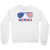 Merika 4th Of July Patriotic American Flag Nature Tumblr Crewneck Sweatshirt | Artistshot