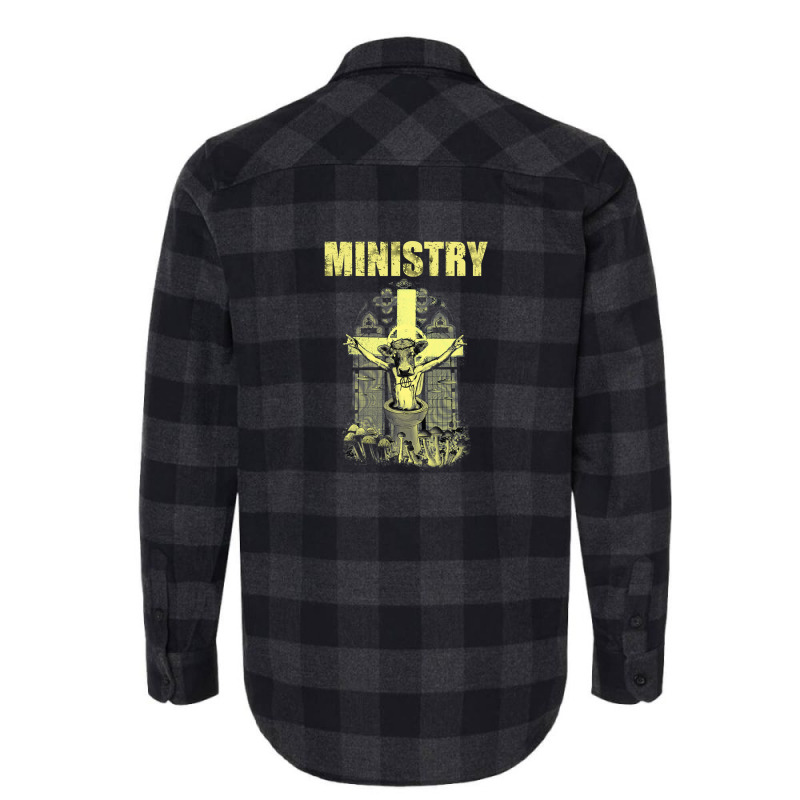 Ministry – Holy Cow Flannel Shirt | Artistshot