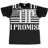 Printed Kicks Just The Tip I Promise Usa Flag 5 56 Bullet Sweatshirt Graphic T-shirt | Artistshot