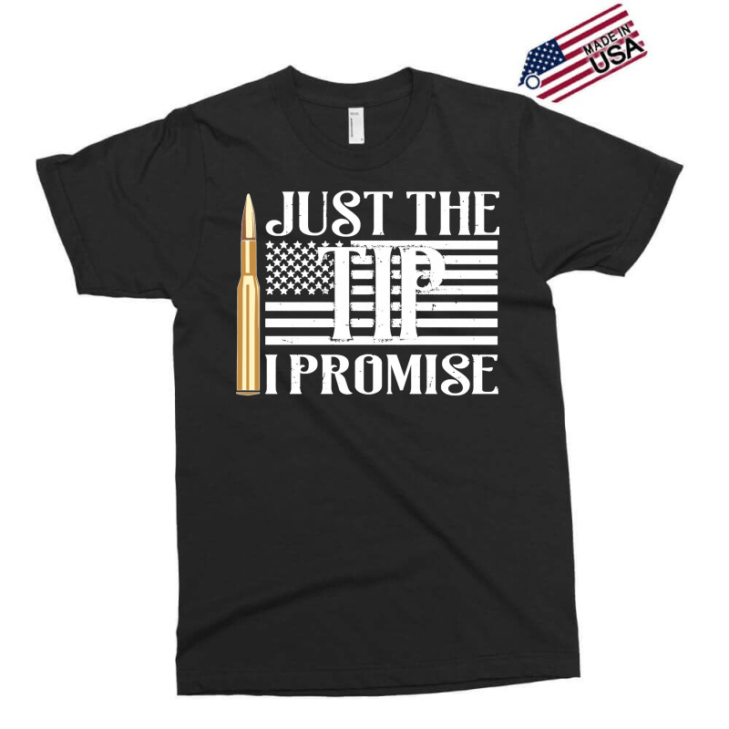 Printed Kicks Just The Tip I Promise Usa Flag 5 56 Bullet Sweatshirt Exclusive T-shirt | Artistshot