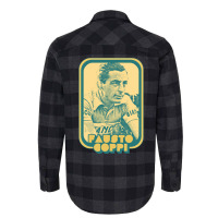 Fausto Coppi Retro Cycling Fan Art Design Flannel Shirt | Artistshot