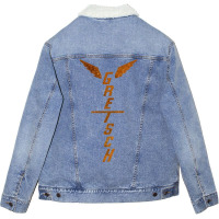 Gretsch Winged Headstock Unisex Sherpa-lined Denim Jacket | Artistshot