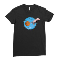 Basketball Is A Divine Creation  1 Ladies Fitted T-shirt | Artistshot