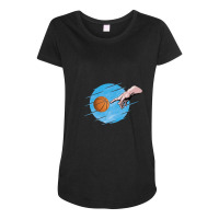 Basketball Is A Divine Creation  1 Maternity Scoop Neck T-shirt | Artistshot