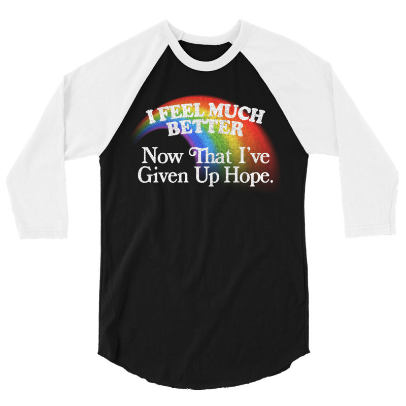 I Feel Much Better Nihilist Meme Design 3/4 Sleeve Shirt by MernaPutney | Artistshot