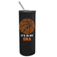 Basketball Is In My Dna Fingerprint For Basketball Fans Funny Idea  Gr Skinny Tumbler | Artistshot