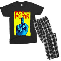 Fck U Putin War Criminal Men's T-shirt Pajama Set | Artistshot