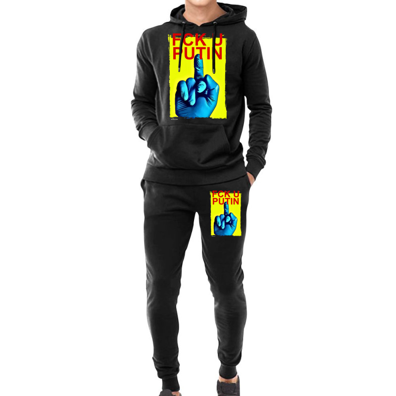 Fck U Putin War Criminal Hoodie & Jogger Set | Artistshot