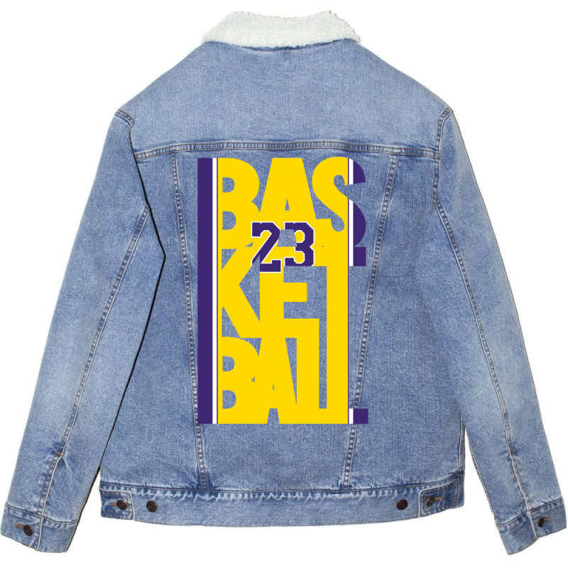 Basketball Is Lifer Labj Edition 1 Unisex Sherpa-Lined Denim Jacket by AgustinLimonAlvarado | Artistshot