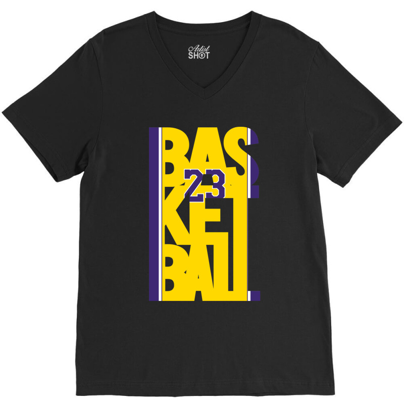 Basketball Is Lifer Labj Edition 1 V-Neck Tee by AgustinLimonAlvarado | Artistshot