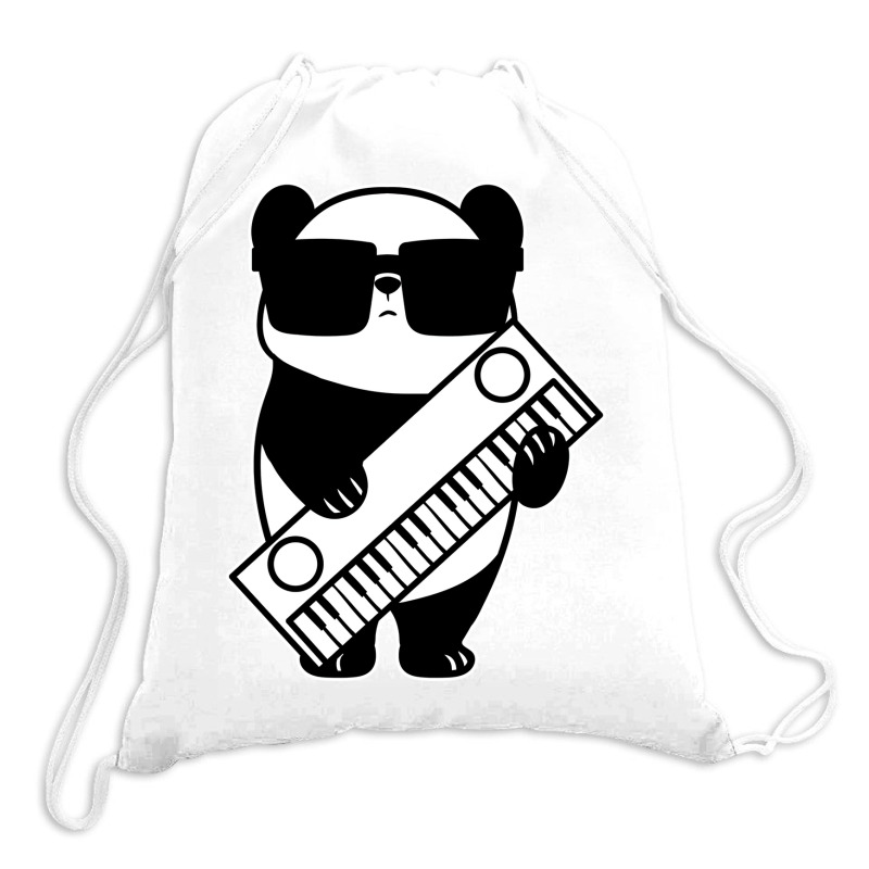 Synthesizer Keyboard Instrument Nostalgia Stars Drawstring Bags | Artistshot