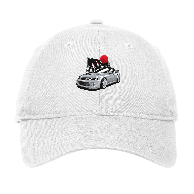 Silver Evo Vi Tommi Makinen Rally Car Adjustable Cap by apolitery | Artistshot