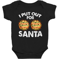 Christmas Cookies Funny I Put Out For Santa Xmas Pajama Tank Top Baby Bodysuit | Artistshot