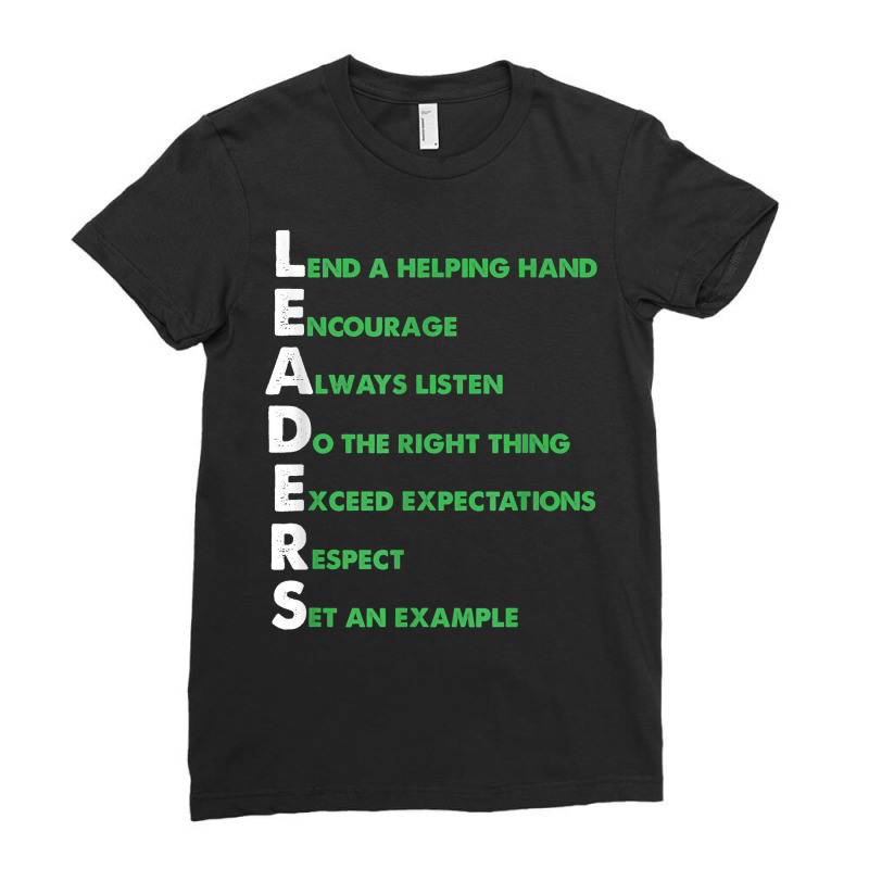 Boss Team Lead Manager Leadership Group Leaders Meaning T Shirt Ladies Fitted T-Shirt by linbere | Artistshot