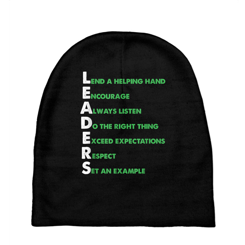 Boss Team Lead Manager Leadership Group Leaders Meaning T Shirt Baby Beanies by linbere | Artistshot