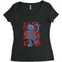 Monkeys Vs Robot Women's Triblend Scoop T-shirt | Artistshot