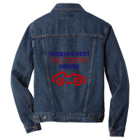 World's Best Autopia Driver Men Denim Jacket | Artistshot