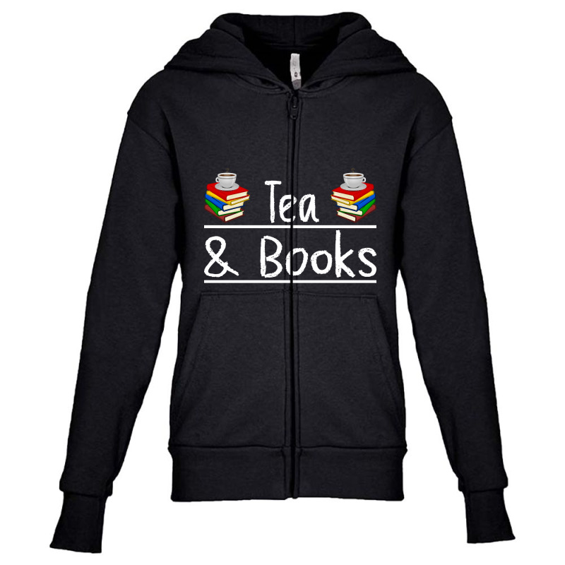 Limited Edition Tea & Books Reading Youth Zipper Hoodie by webberkyla | Artistshot