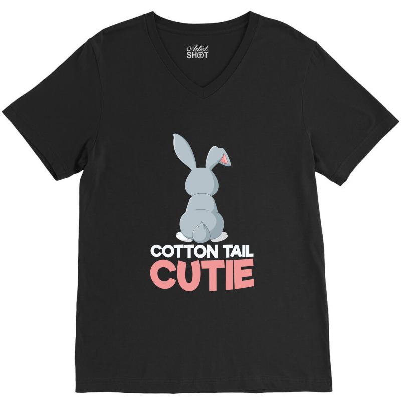 Cotton Tail Cutie V-neck Tee | Artistshot