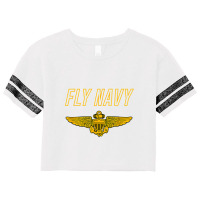 Fly Navy  Classic Naval Officer Pilot Wings Tee Scorecard Crop Tee | Artistshot