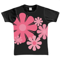 Hot Trend Flower Locus Retro 60s 70s Floral In Candy Pink Graphic Youth T-shirt | Artistshot