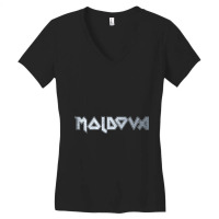 Limited Edition Heavy Metal Moldova Women's V-neck T-shirt | Artistshot