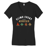 Climb Every Mountain Space Splash Everest T Shirt Women's V-neck T-shirt | Artistshot