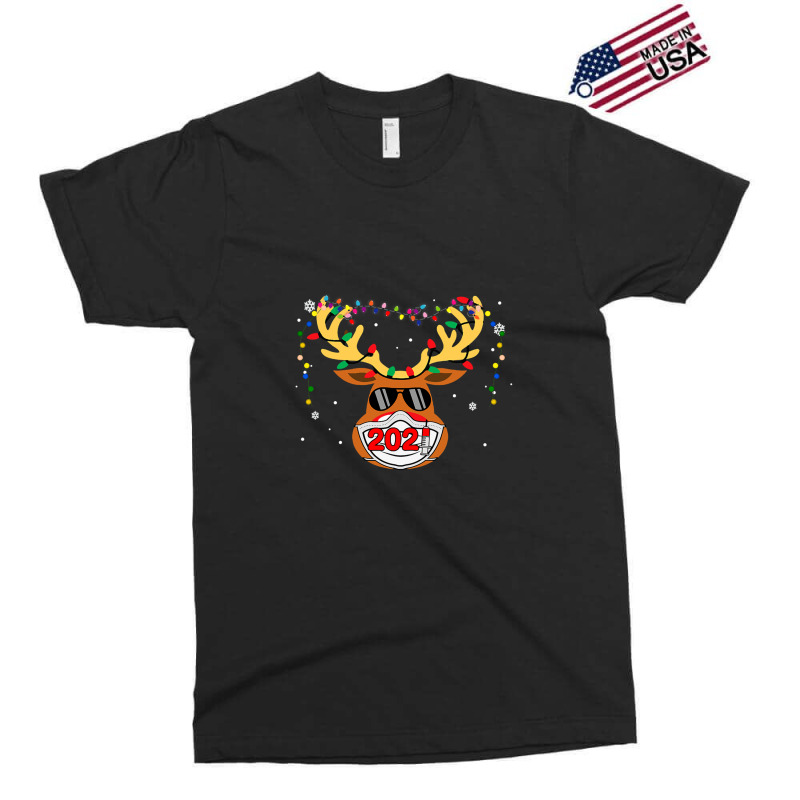 Reindeer In Mask Vaccination Merry 1 Exclusive T-shirt by MaryWright | Artistshot