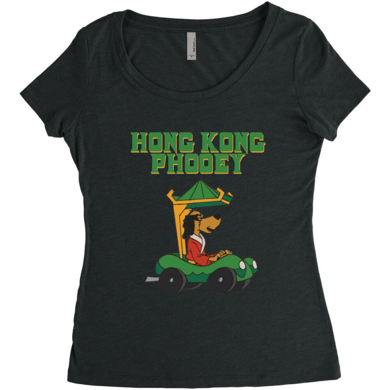 Vintage Hong Kong Phooey Located In The Dumpster Behind The Police Sta Women's Triblend Scoop T-shirt by MelanieKathleen | Artistshot