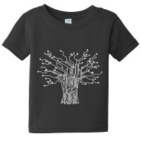 Electronics Technician Binary Tree  Electrical Engineer Baby Tee | Artistshot