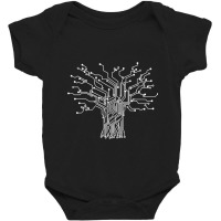 Electronics Technician Binary Tree  Electrical Engineer Baby Bodysuit | Artistshot