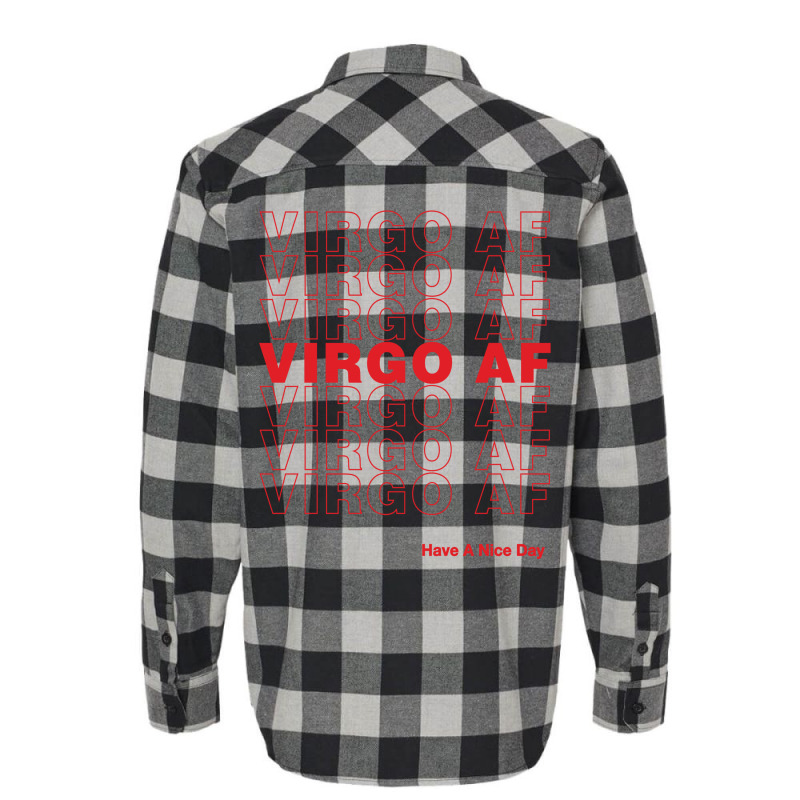 Virgo Af Flannel Shirt | Artistshot