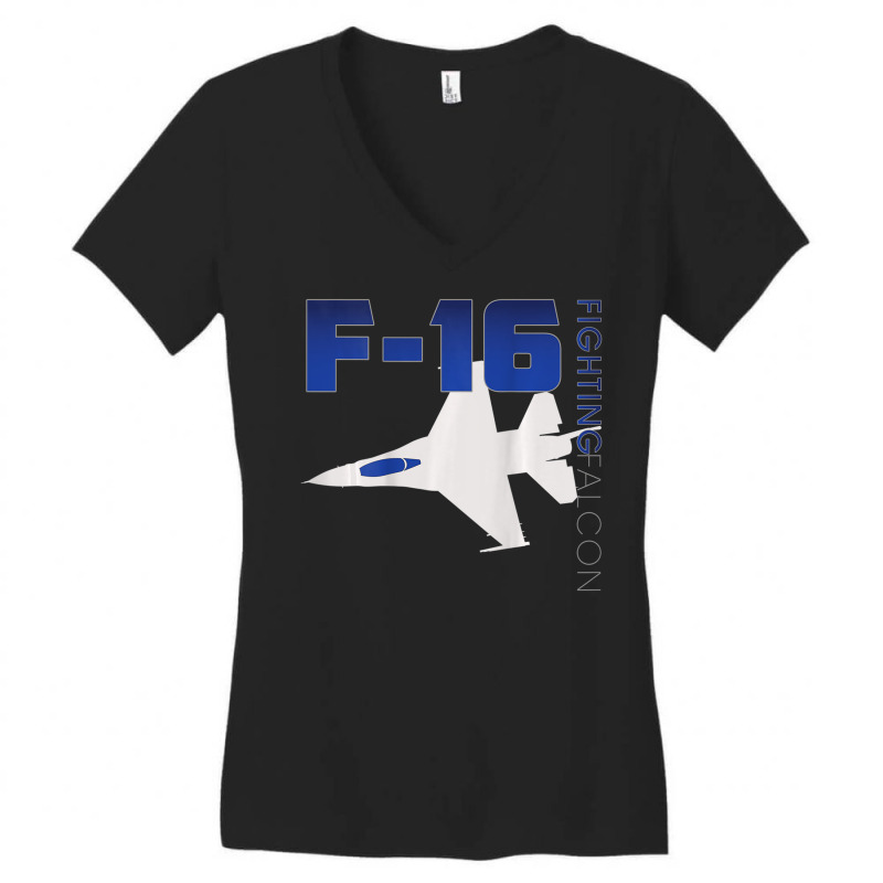 Limited Edition Us Air Force F-16 Fighting Falcon Women's V-Neck T-Shirt by quanghuydinh1 | Artistshot