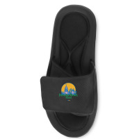 Paradise Beach Hotel Thunder In Paradise Slide Sandal | Artistshot