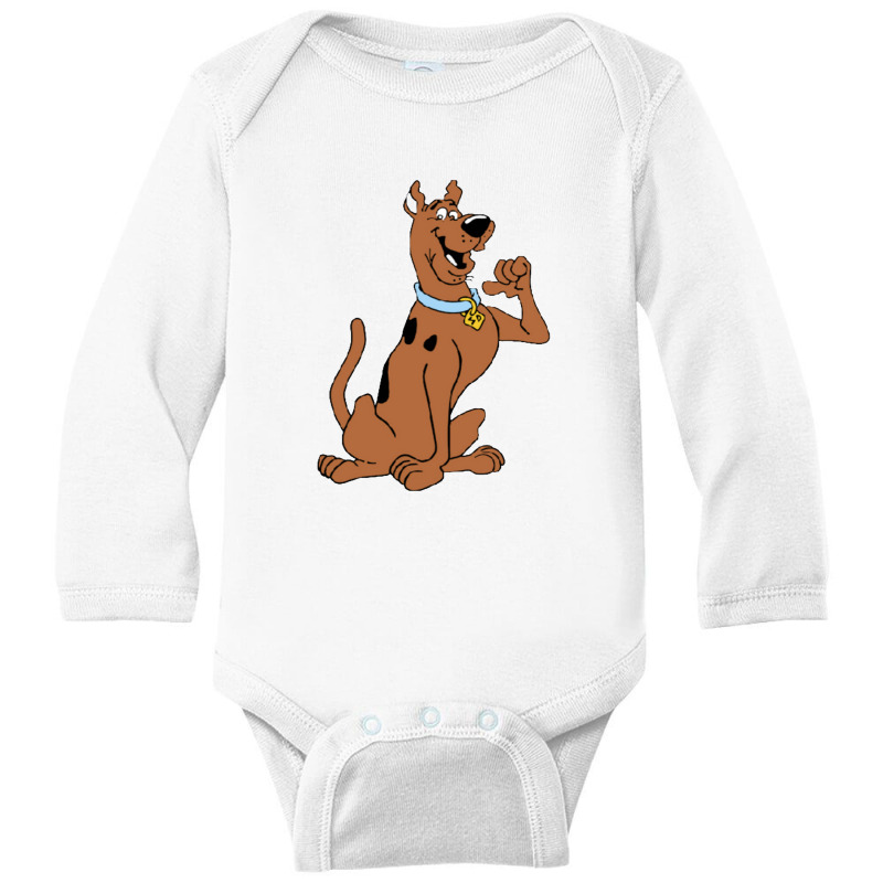 Scooby Cartoon Long Sleeve Baby Bodysuit by devinmathis | Artistshot