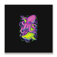 Ocean King Metal Print Square | Artistshot