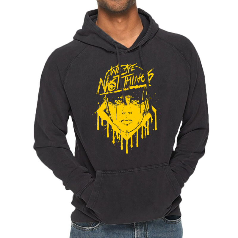 Limited Edition We Are Not Things (yellow) Vintage Hoodie | Artistshot