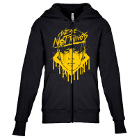 Limited Edition We Are Not Things (yellow) Youth Zipper Hoodie | Artistshot