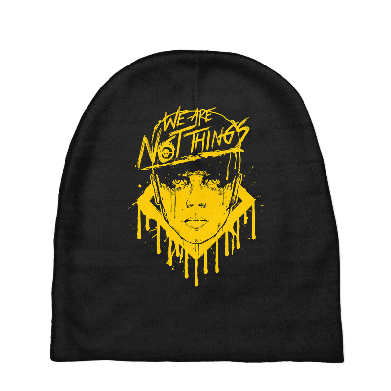 Limited Edition We Are Not Things (yellow) Baby Beanies | Artistshot