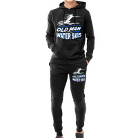 Never Underestimate An Old Man With Water Skis Waterski Premium T Shir Hoodie & Jogger Set | Artistshot