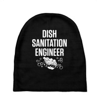 Dishwasher Sanitation Engineer Funny Dishwashing Gift Baby Beanies | Artistshot