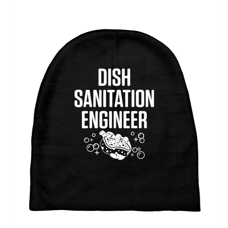 Dishwasher Sanitation Engineer Funny Dishwashing Gift Baby Beanies by PeterArtist | Artistshot