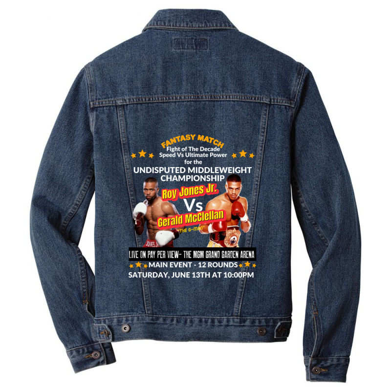 Fantasy Fight (limited Exclusive Edition)2 Men Denim Jacket by AbeaJuanje | Artistshot