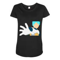 Hot Trend Super Saiyan Blue Vegeta Maternity Scoop Neck T-shirt | Artistshot