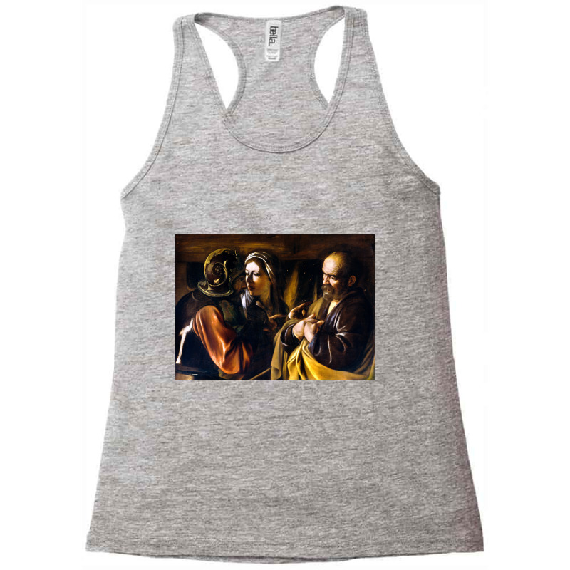 Caravaggio The Denial Of Saint Peter Racerback Tank by HOPERYDEN | Artistshot