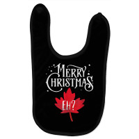 Merry Christmas Eh Canada Holiday T Shirt Baby Bibs | Artistshot