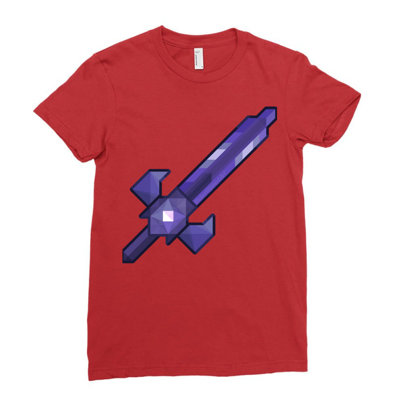 Beautiful Model Terraria Light's Bane Sword Design Awesome For Movie F Ladies Fitted T-Shirt by megannukunug | Artistshot