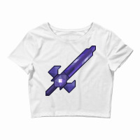 Beautiful Model Terraria Light's Bane Sword Design Awesome For Movie F Crop Top | Artistshot