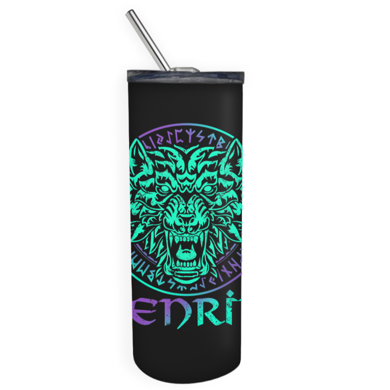 Hot Trend Fenrir Wolf Vargr Viking Norse Mythology Warg Myth Animal Skinny Tumbler by Sizemore Adame | Artistshot